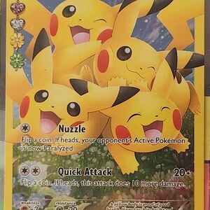 Pokémon Pikachu RC29-32 Generations Radiant Collection Full Art Holo 60 HP